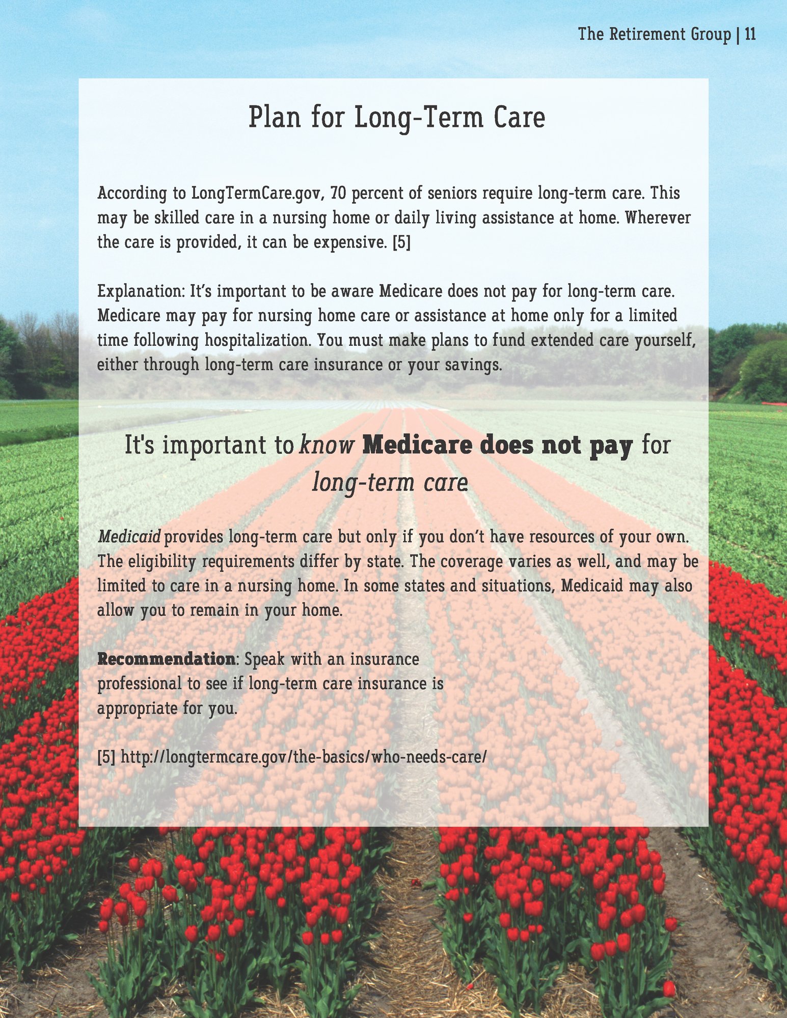 Plan for Longterm Care